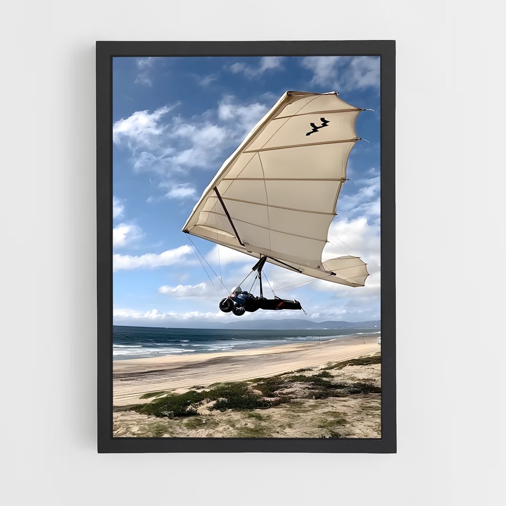 Poster Hang de gliding – affiche Deltaplane (vue 2)